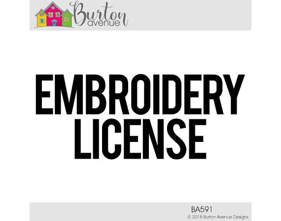 Embroidery License