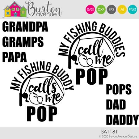 Dad's Fishing Buddy Svg - 168+ SVG File for Cricut