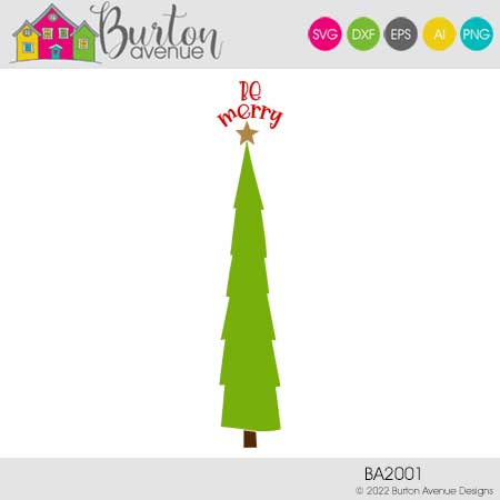 Be Merry with Tree Vertical